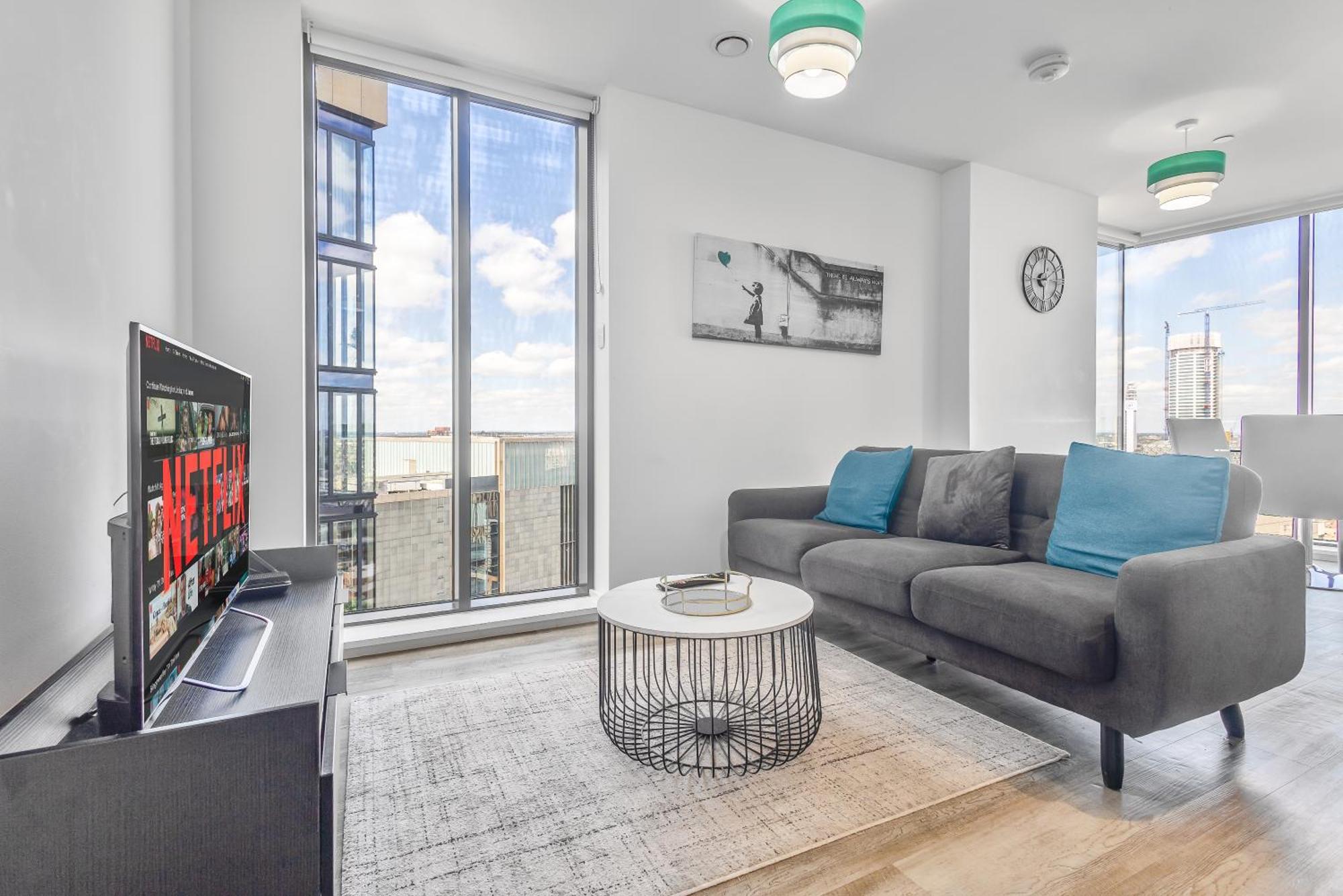 Luxury 2 Bedroom Apartment, On Broad Street! Birmingham Esterno foto